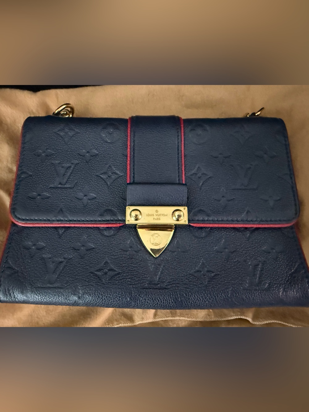 Louis Vuitton Navy Empriente Saint Sulpice PM